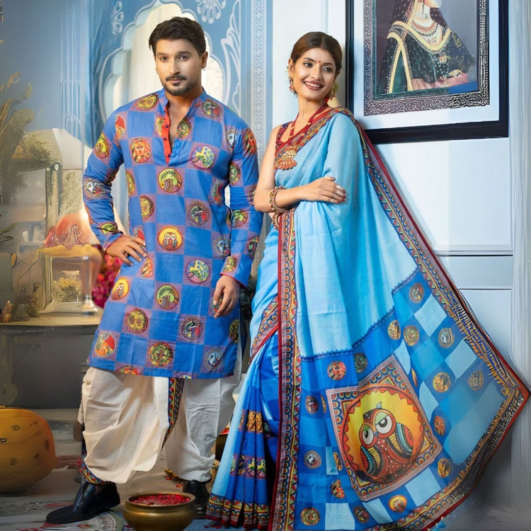 ষষ্ঠী থেকে দশমী, শাড়িতে পূজার আমেজ