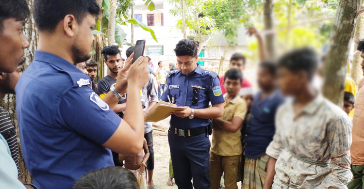 ফোন চুরির অপবাদে কিশোরকে গাছে বেঁধে নির্যাতন