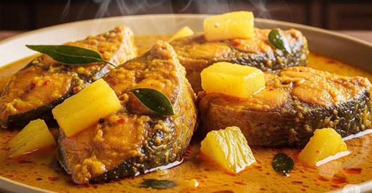 আনারস দিয়ে ইলিশ রান্নার সহজ রেসিপি