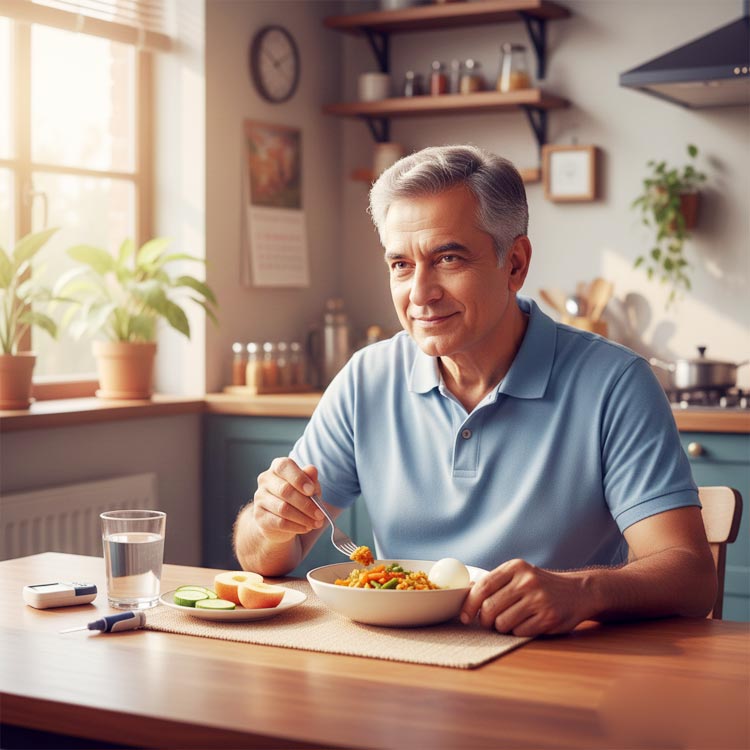 ডায়াবেটিস রোগীরা সকালে ঠিক কখন খেলে সুগার কন্ট্রোলে থাকে?