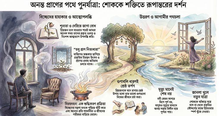 অস্তরাগের বেদনা ছাড়িয়ে অনন্ত প্রাণের পথে পুনর্যাত্রা