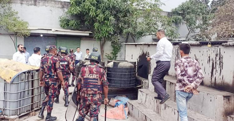 সিদ্ধিরগঞ্জে ১৪ হাজার লিটার জ্বালানি তেল জব্দ, দুজনকে জেল-জরিমানা