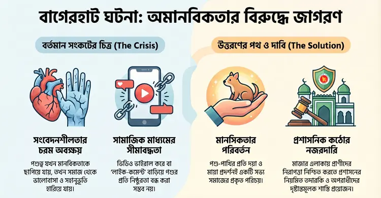 বাগেরহাটের ঘটনা : অমানবিকতার বিরুদ্ধে জাগরণ