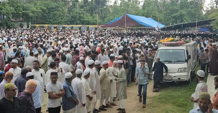 চিরনিদ্রায় শায়িত হলেন ইঞ্জিনিয়ার মোশাররফ হোসেন