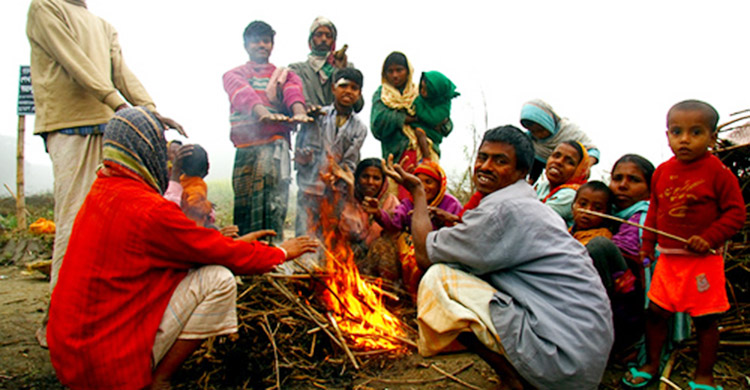 গ্রামের নান্দনিক শীতকাল