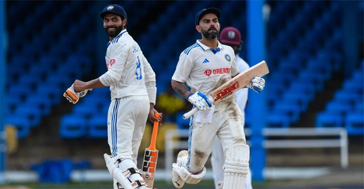 ৫০০তম ম্যাচে সেঞ্চুরির পথে কোহলি, শক্ত অবস্থানে ভারত