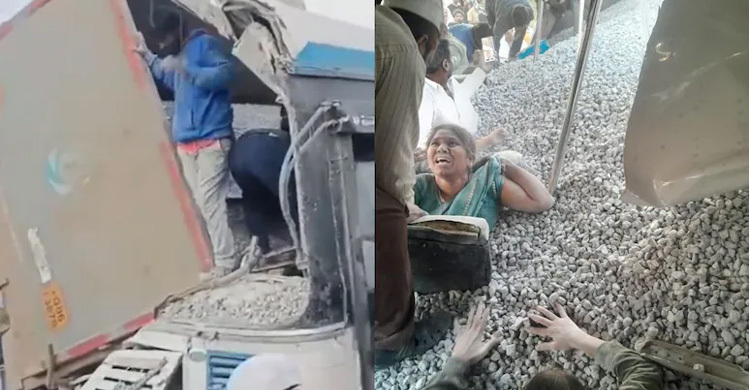 ভারতে ভয়াবহ দুর্ঘটনা: পাথরবোঝাই ট্রাকের সঙ্গে বাসের সংঘর্ষে নিহত ২০