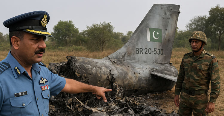 সংঘাতের ৫ মাস পর ভূপাতিত করা পাকিস্তানি যুদ্ধবিমানের নাম প্রকাশ করলো ভারত