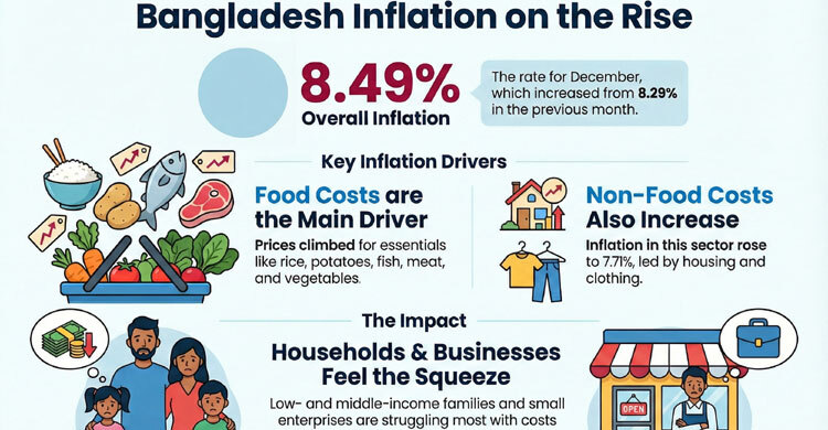 Food price pressure deepens as inflation climbs further