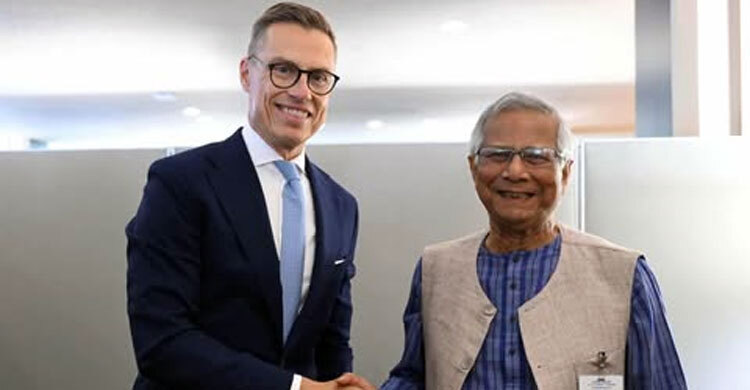 ফিনল্যান্ডের প্রেসিডেন্টের সঙ্গে প্রধান উপদেষ্টার বৈঠক