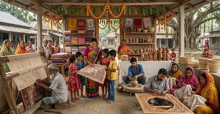 অর্থনীতির চালিকাশক্তি ক্ষুদ্র, মাঝারি ও কুটির শিল্প