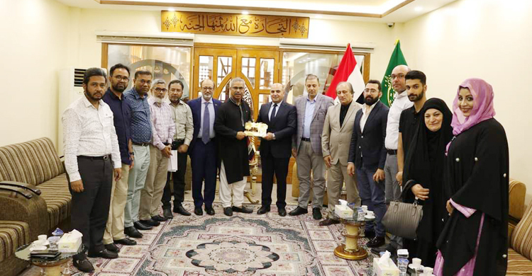 ইরাকি ট্রেড চেম্বারের সঙ্গে বিজিএমইএর প্রতিনিধি দলের সাক্ষাৎ