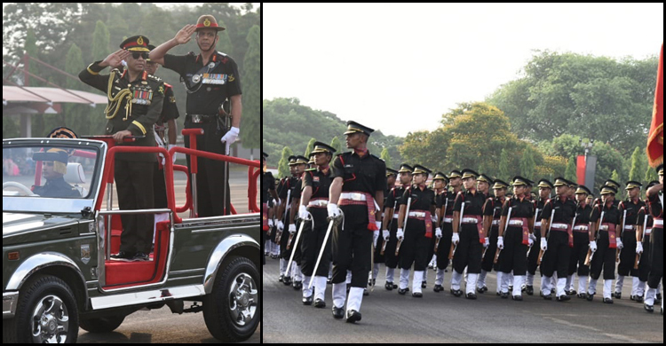 ভারতে পাসিং আউট প্যারেড পরিদর্শনে বাংলাদেশের সেনাপ্রধান