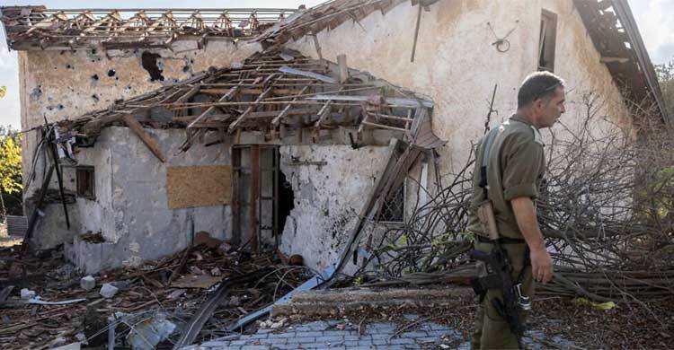 গাজা থেকে ইসরায়েলে প্রজেক্টাইল নিক্ষেপ