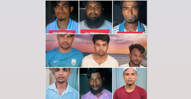 রোহিঙ্গা ক্যাম্প থেকে ৯ দুষ্কৃতী গ্রেফতার