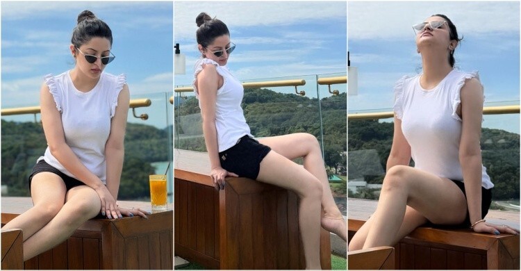 মালয়েশিয়ায় শীত খুঁজছেন পরীমনি