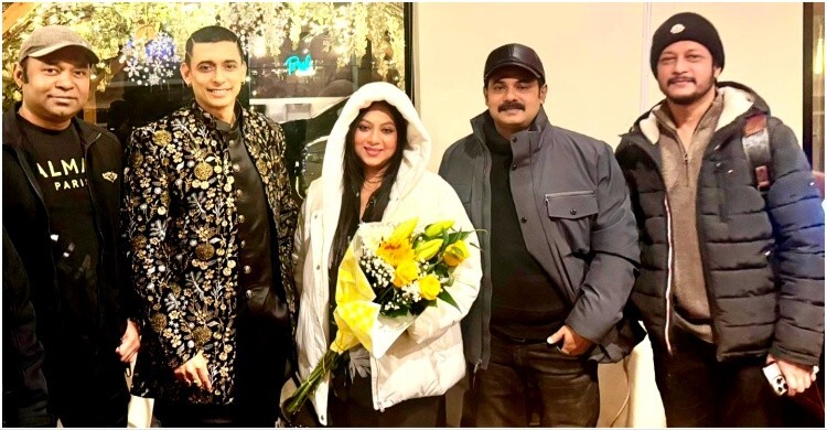 যুক্তরাষ্ট্রে চার নায়কের সঙ্গে সময় কাটালেন শাবনূর