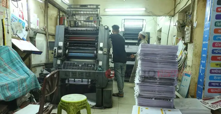 পোস্টারহীন নির্বাচনে ছাপাখানার ‘শতকোটি টাকার’ ব্যবসায় ধস