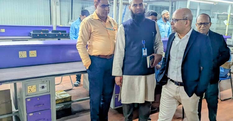টেলিফোন শিল্প সংস্থা পরিদর্শন করলেন ফয়েজ আহমদ