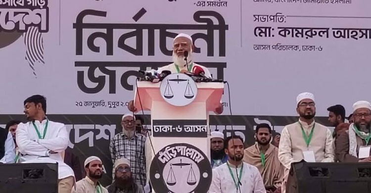 ‘হ্যাঁ’ মানে আজাদি, ‘না’ মানে গোলামি: জামায়াত আমির