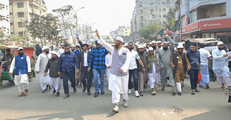 জাগরণী পদযাত্রায় মামুনুল হক, দ্বিতীয় দিনে একাধিক পথসভা