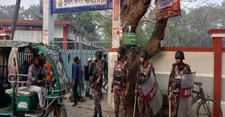শেরপুরে আইনশৃঙ্খলা স্বাভাবিক রাখতে ৫ প্লাটুন বিজিবি মোতায়েন