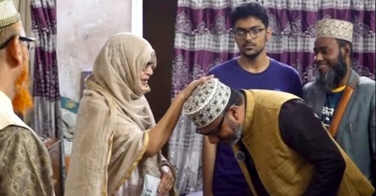 সাগর-রুনির বাড়িতে জামায়াত প্রার্থী, চাইলেন দোয়া