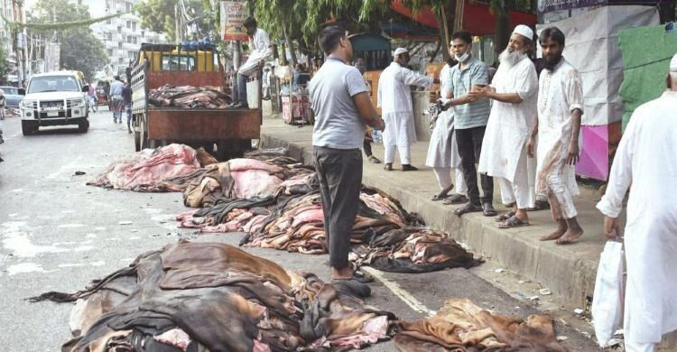 ‘৬০০-৭০০ টাকার চামড়া ১৫০-৩০০ টাকায় বিক্রি করতে বাধ্য হচ্ছি’