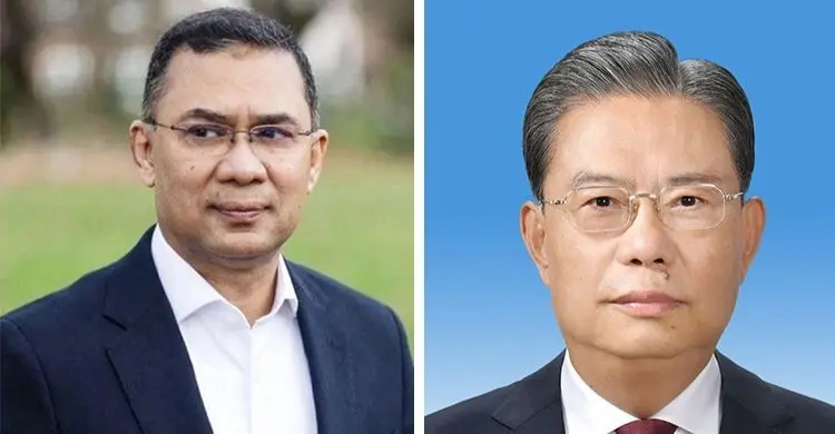 প্রধানমন্ত্রীর সঙ্গে চীনের ন্যাশনাল পিপলস কংগ্রেস প্রধানের সাক্ষাৎ