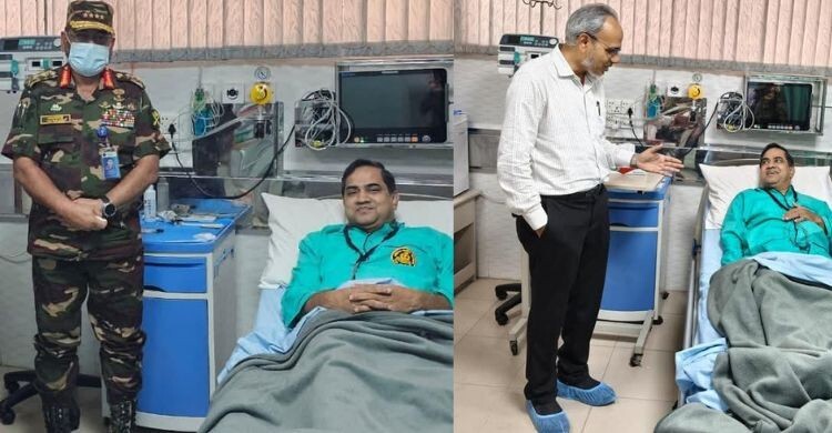 সিএমএইচে মুশফিকুলকে দেখতে গেলেন সেনাপ্রধান ও বিএনপির স্বাস্থ্য সম্পাদক