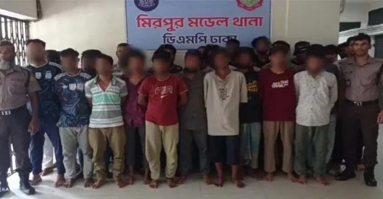 মিরপুর ও মুগদায় পুলিশের বিশেষ অভিযানে গ্রেফতার ৫৪
