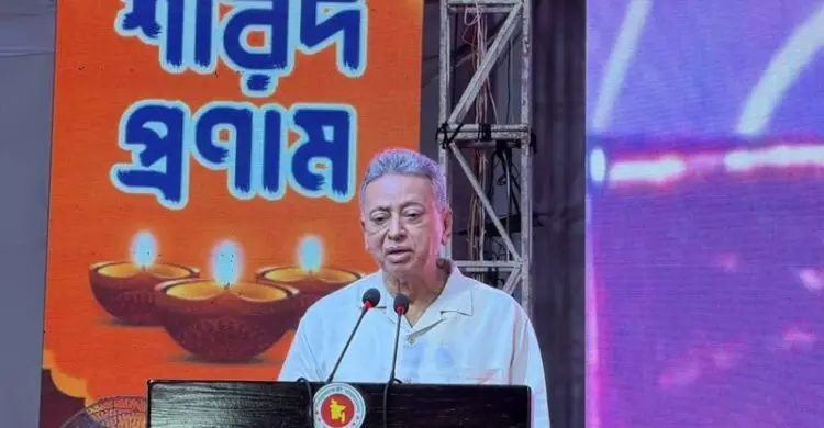 দুর্গাপূজা জাতীয় ঐক্যের মিলনমেলায় পরিণত হয়েছে: আমির খসরু