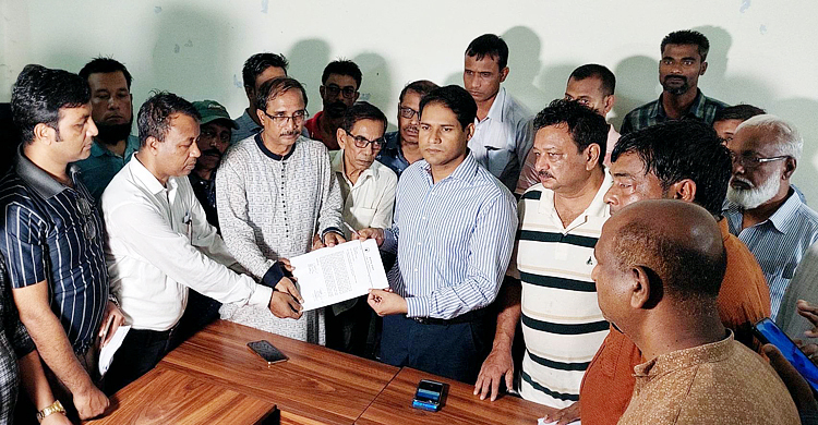 সাংবাদিক নাদিম হত্যার বিচারের দাবিতে বিক্ষোভ-স্মারকলিপি