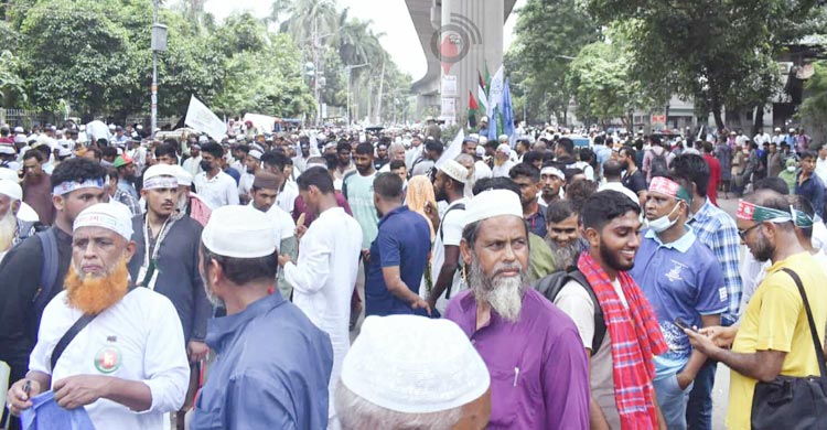 সোহরাওয়ার্দী উদ্যান ছাপিয়ে রাজধানীজুড়ে জামায়াতের সমাবেশ