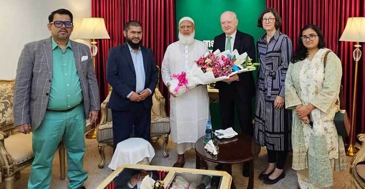 জামায়াত আমিরের সঙ্গে জার্মান রাষ্ট্রদূতের সাক্ষাৎ