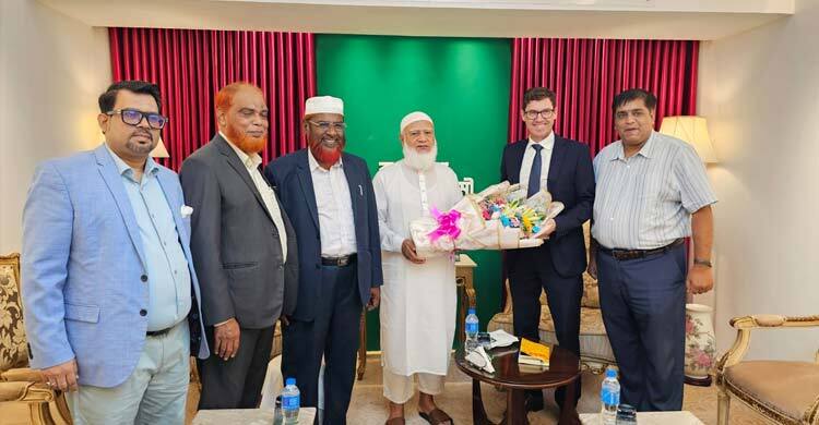 জামায়াত আমিরের সঙ্গে নরওয়ের রাষ্ট্রদূতের সাক্ষাৎ