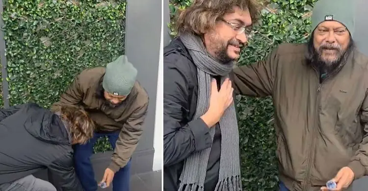 জেমসের সঙ্গে দেখা হতেই পা ছুঁয়ে সালাম রূপমের