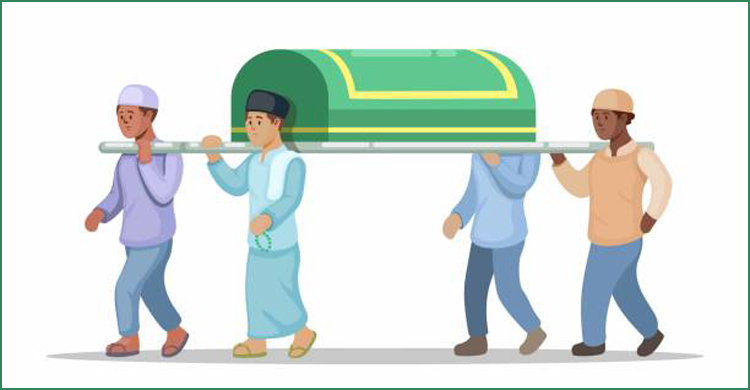 মৃতদেহ কবরস্থানে নিয়ে যাওয়ার পথে ৩ বার থামা কি সুন্নাহ?