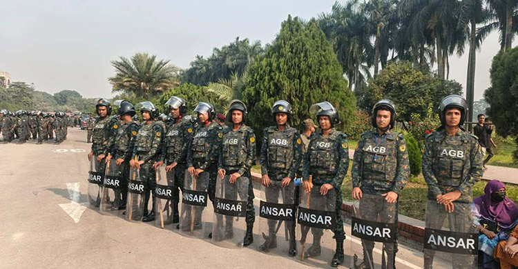 ৮৭০ জন আনসার-ভিডিপি সদস্য মোতায়েন