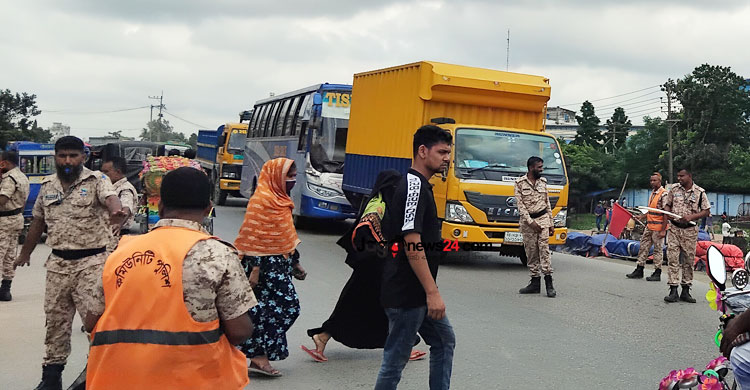 রূপগঞ্জ অংশে যানজটের নেপথ্যে পাঁচ স্পট