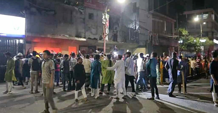 Jatiya Party office vandalised, torched again
