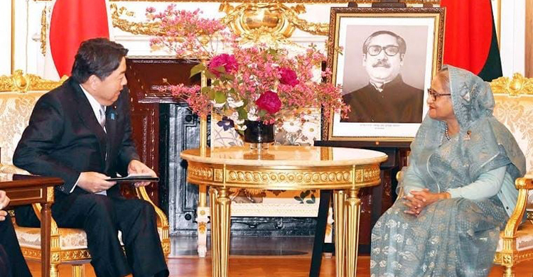 বাংলাদেশের উন্নয়নে জাপানের সহায়তার প্রশংসা শেখ হাসিনার