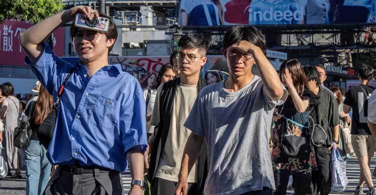 জুলাইয়ের গরম ভেঙেছে জাপানের ১২৭ বছরের রেকর্ড, আরও বাড়ার শঙ্কা