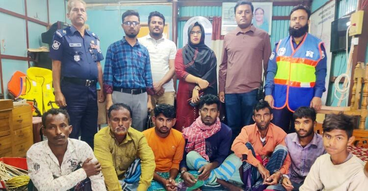 মেঘনায় জাটকা ধরায় ৬ জেলের কারাদণ্ড