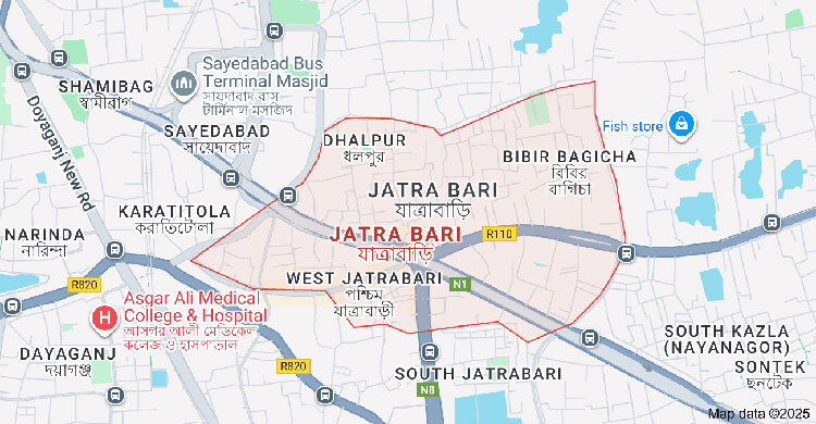 Man dies after being hit by garbage truck in Jatrabari