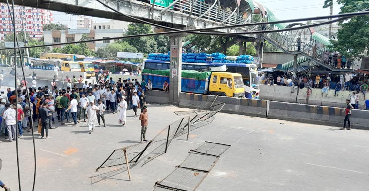 গণঅভ্যুত্থান স্মৃতিতে অগ্নিগর্ভ যাত্রাবাড়ী