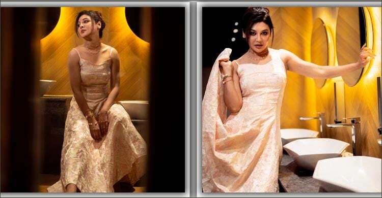 স্লিপড্রেসে নিঃশব্দ আবেদন, ভাইরাল জয়ার নতুন লুক