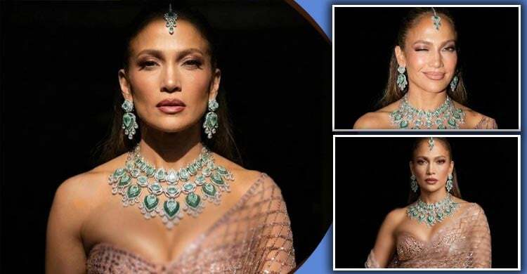 দেশি গার্ল স্টাইলে নজরকাড়া জেনিফার লোপেজ