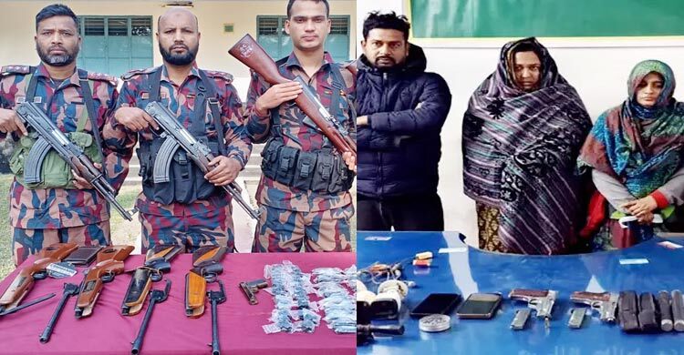 যশোর সীমান্ত দিয়ে ভারত থেকে আসছে অবৈধ অস্ত্রের চালান