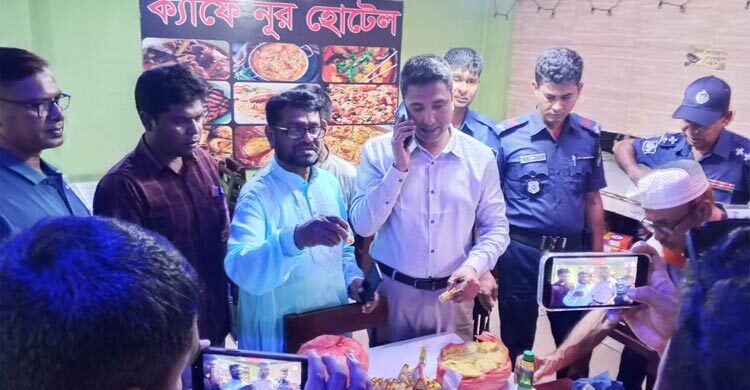 বাসি-পচা খাবার, যশোরের ‘ক্যাফে নুর’ হোটেলকে লাখ টাকা জরিমানা